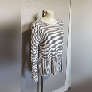 Striped Black and White Bedding Set